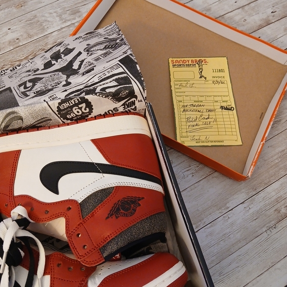 Nike Air Jordan High Size 12 Chicago Lost And Found - Picture 7 of 16